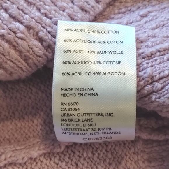 Free People FP Beach NEW Melanie Pastel Purple Oversized Slouchy Sweater Tunic S - Picture 10 of 16